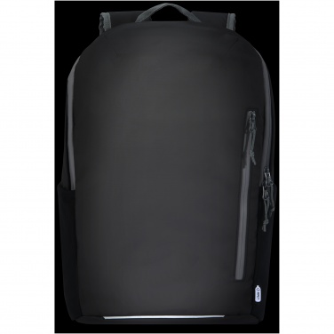 Logo trade promotional merchandise image of: Aqua 15" GRS recycled water resistant laptop backpack 21L